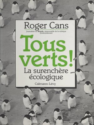 cover image of Tous verts !